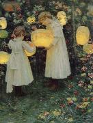 Luther Van Gorder Japanese Lanterns France oil painting artist
